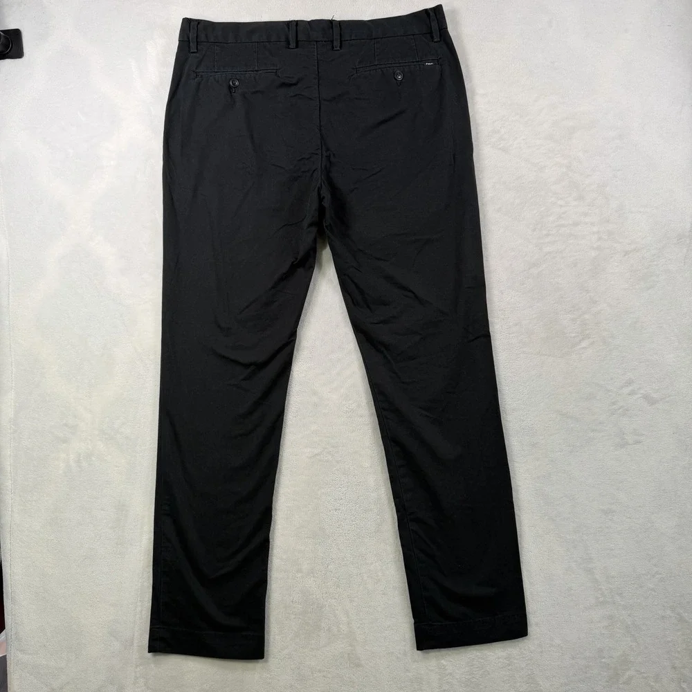 Polo Ralph Lauren Men's Black Stretch Classic Fit Chino Pants Size 34x 32